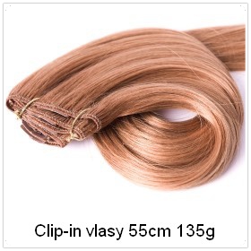 Clip in príčesky 55cm 