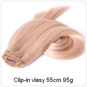 Príčesok z pravých vlasov 55cm