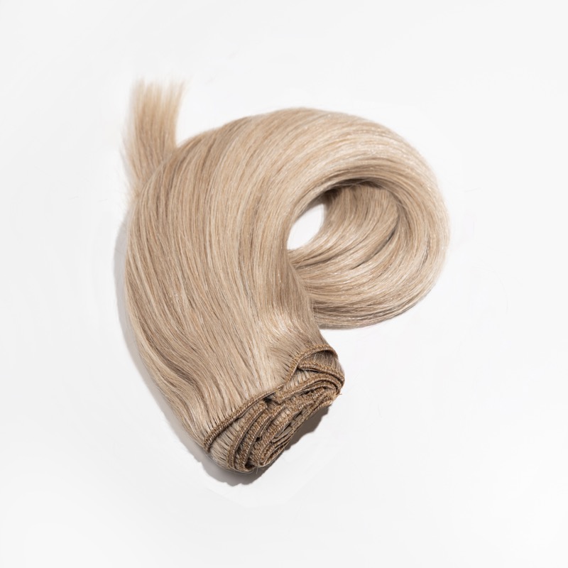 Clip-in vlasy 45cm, 80g #61 | platinová blond