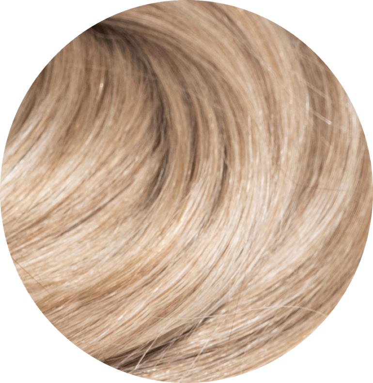 Clip-in vlasy seamless 25cm, 60g, #6/613 | béžovohnedý melír
