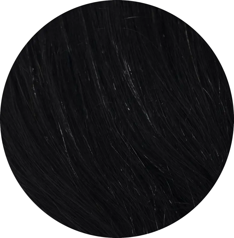 Clip-in cop 55cm, 85g #01 | čierna ako uhoľ