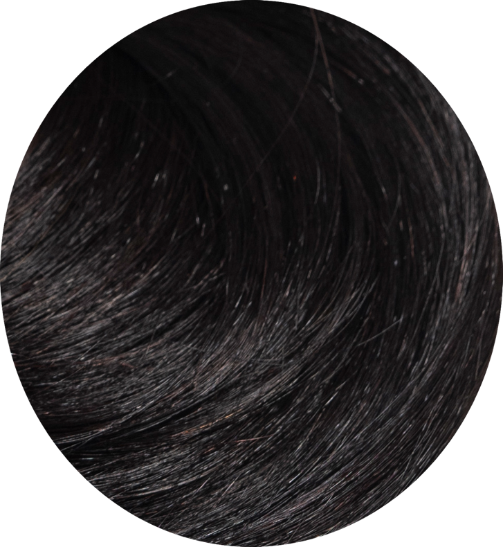 Clip-in vlasy seamless 45cm, 80g, #01b | prírodne čierna