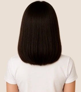 Clip-in vlasy seamless 25cm, 60g, #02 | tmavá hnedá