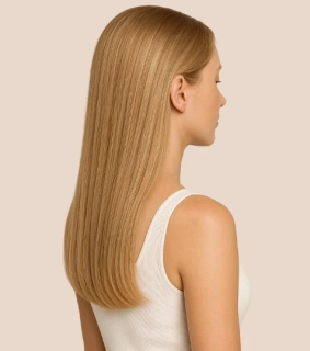 Clip-in vlasy seamless 45cm, 80g, #16 | béžová blond