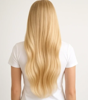 Clip-in vlasy seamless 55cm, 95g #22 | svetlá piesková blond