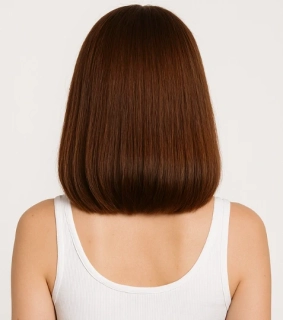 Clip-in vlasy seamless 25cm, 60g, #3A | čokoládová hnedá